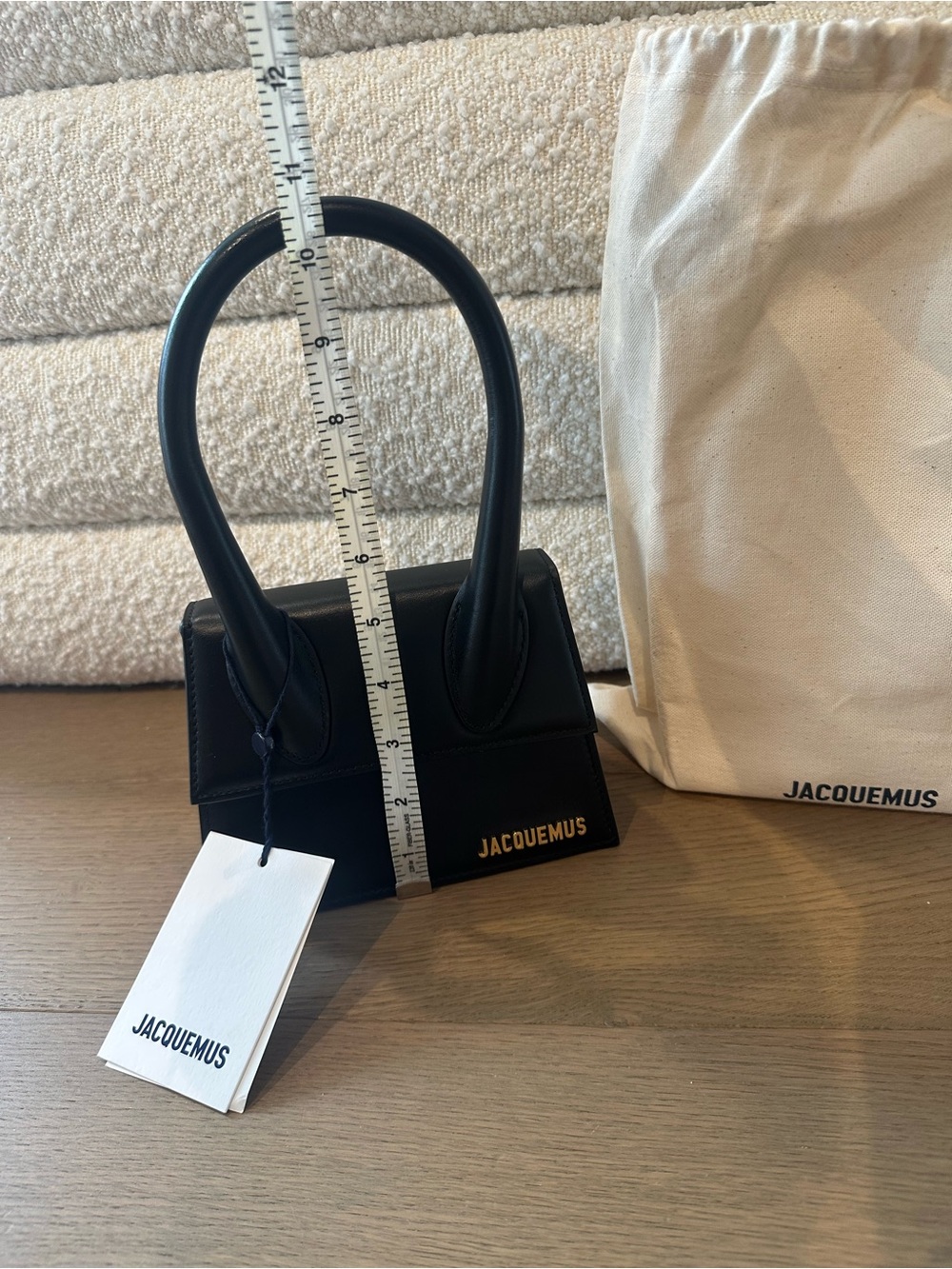 Jacquemus Black Le Chiquito Mini Bag with Branded Dust Bag - Picture 13 of 16